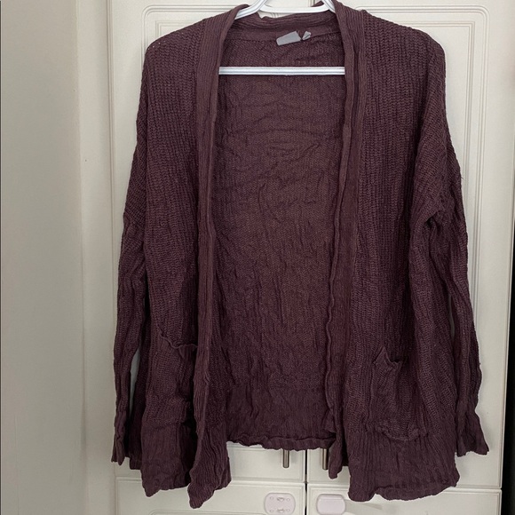 Purple Knit Cardigan - Picture 8 of 8